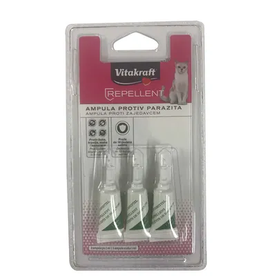 Vitakraft Ampule protiv parazita za mačke, 3x1 ml