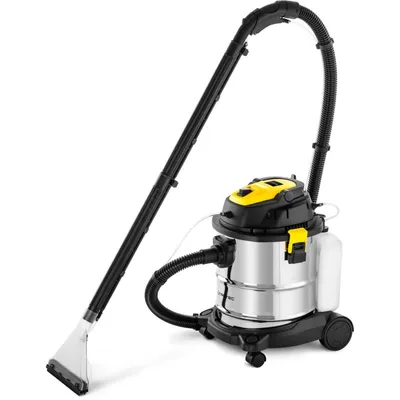 Trotec Usisavač za dubinsko čišćenje, mokri i suhi usisavač VC 1200W, Crni