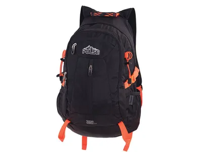PULSE planinarski ruksak, crni, 25 l