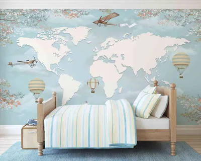 Wallity Tapeta za zid MDK-00159, 300x270 cm, Šarena
