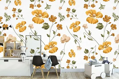 Wallity Tapeta za zid MDK-00153, 100x100 cm, Šarena