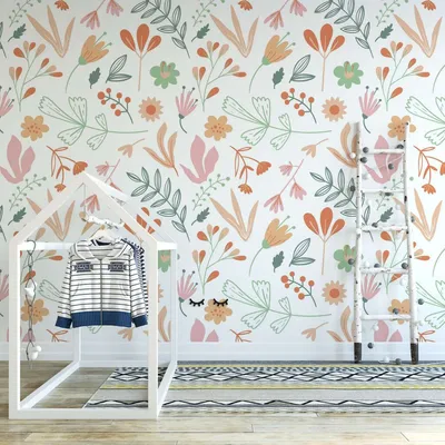 Wallity Tapeta za zid MDK-00145, 100x100 cm, Šarena