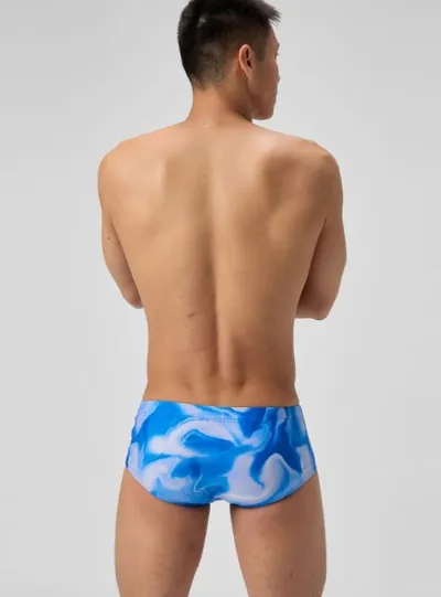 Speedo Muške kupaće gaće Ml Printed 13.5Cm Brief, Plave