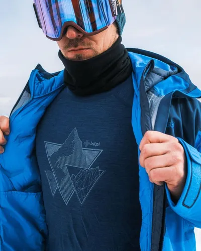 Kilpi Muška termalna majica Mavora Top-M, Teget