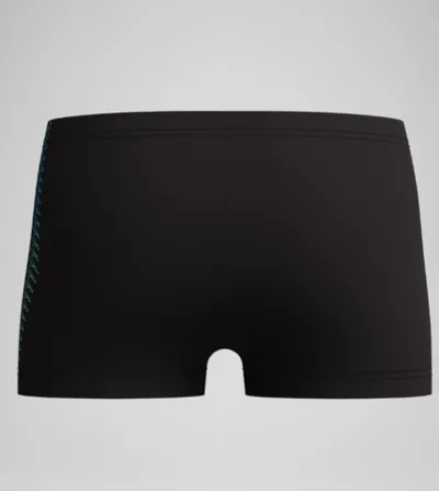 Speedo Kupaće gaće za dječake Plmt Prnt Asht Green, Crno-zelene