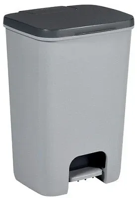Curver Kanta za otpatke sa pedalom, 40L, Siva