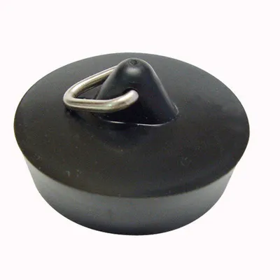 Fackelmann Čep za sudoperu Tecno, 4cm, Crni
