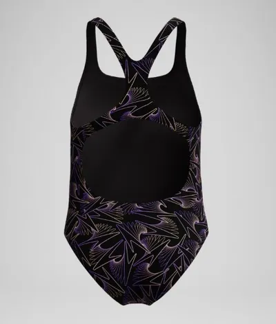 Speedo Kupaće gaće za djevojčice Hyprbm Alv Mdlt 1Pc, Crne