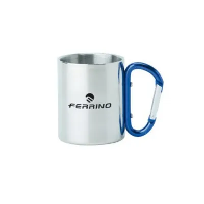 Ferrino Čaša sa karabinjerom Inox, Siva