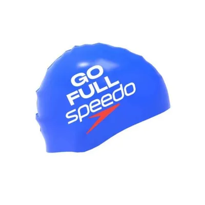 Speedo Kapa za plivanje Slogan Prt Cap Au/Af/Am, Plava