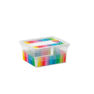 Kis Kutija za odlaganje, 2L, 19.5 x 16.5 x 9.5 cm, Providna
