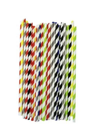 Set slamki, Papirne, 6x24cm, 40 komada