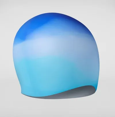 Speedo Kapa za plivanje Multi Colour Silc Cap Au, Plava