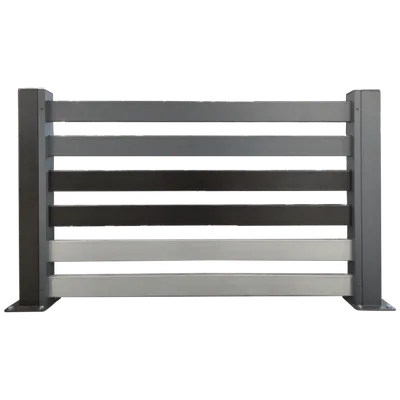 JOILART Uzorak panelne ograde ravne M5148, Crna