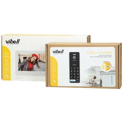 VIBELL Video interfon 7" Alcor set, Crni