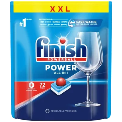 FINISH Tablete za mašinu za pranje suđa Power, 72 komada