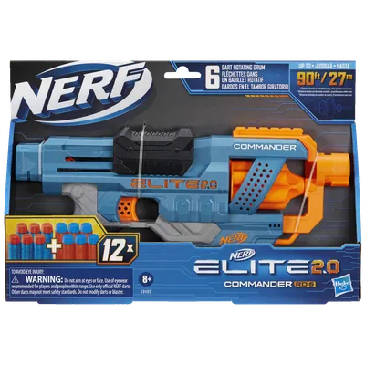 Nerf Dječija igračka puška Elite 2.0, 12 projektila, Plavi