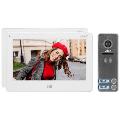 VIBELL Video interfon 7" Felis Memo Multi2 set, Bijeli
