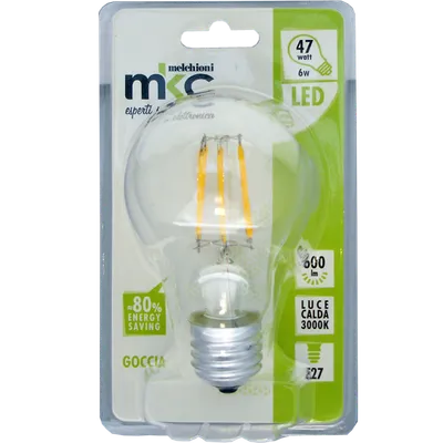 MKC Sijalica, LED 6W, E27, 220V AC, toplo/bijela svjetlost, Providna