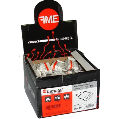 FAMATEL Strujni adapter Euro-1401, Bijeli