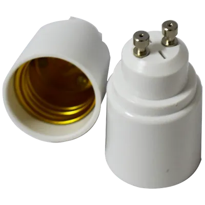 MKC Adapter za sijalično grlo GU10 na E27, Bijeli