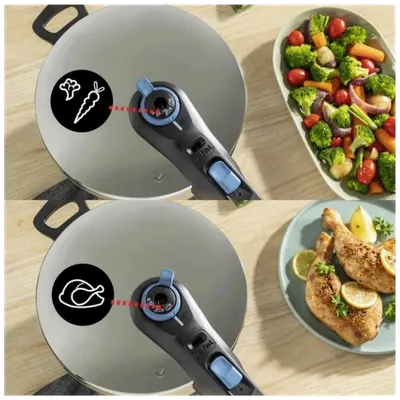 Tefal Ekspres lonac, 4L, Srebrna boja