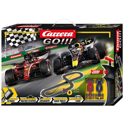 CARRERA Dječija trkačka staza GO Race to Victory, Crna