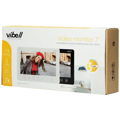 VIBELL Video interfon unutarnja jedinica VIBELL OR-VID-EX-1057MV/B, Crna