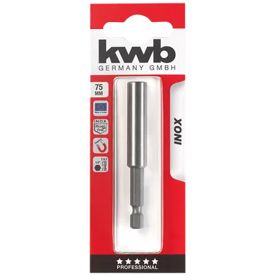 KWB Magnetni držač BIT nastavaka 1/4" x 58 mm, Srebrna boja