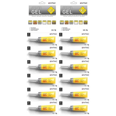 ENTAC Trenutno ljepilo gel, univerzalno, 3g