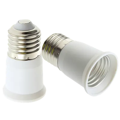 MKC Adapter / nastavak za sijalično grlo E27 na E27, Bijeli