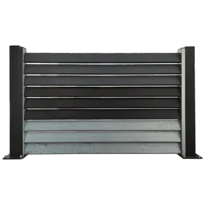 JOILART Uzorak panelne ograde žaluzine M5084, Crna