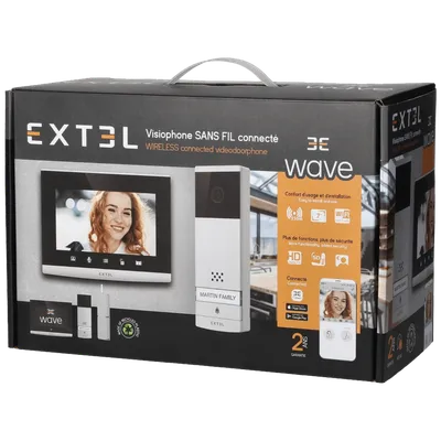 EXTEL Video interfon 7", bežični set,  WiFi, Bijeli