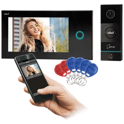 VIBELL Video interfon 7" VI-VID-WI-1068/B, Crni