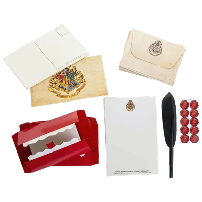 PALADONE Set za pisanje pisama Harry Potter, Bordo