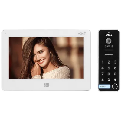 VIBELL Video interfon 7" Tauri Memo set, Bijeli