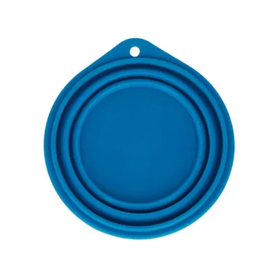 KERBL Silikonska posuda za putovanje, 250 ml, Plava