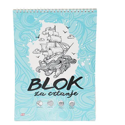 MyLine Blok za crtanje A4 Akvarel, 50 listova