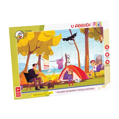 Vrabac Slagalica Fun U prirodi, 30 dijelova