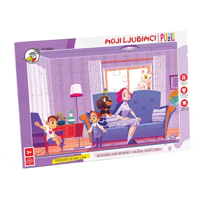 Vrabac Slagalica Fun Moji ljubimci, 30 dijelova
