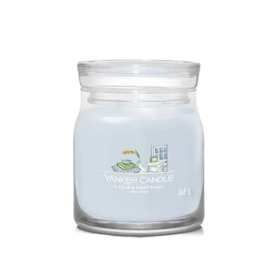 Yankee Candle Mirisna svijeća M A Calm & Quiet place, Plava