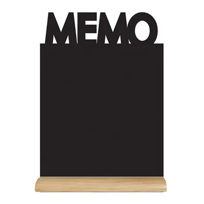 Securit Tabla sa kreda markerom Memo 21x6x35cm, Crna