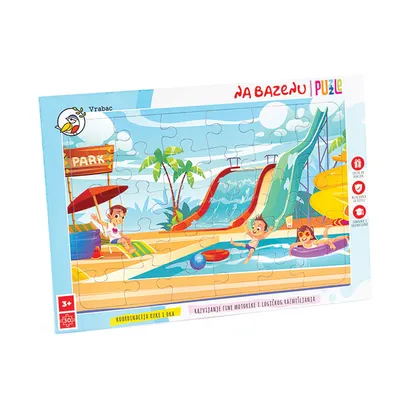Vrabac Slagalica Fun Na bazenu, 30 dijelova