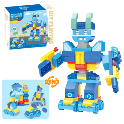 Kocke Robot Mkv049990, 34x28cm, Plave