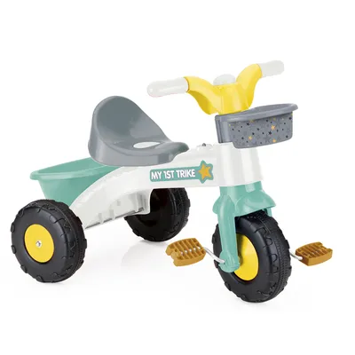 Dolu Tricikl My 1st Trike 2605 64x50x46cm, Bijelo-zeleni