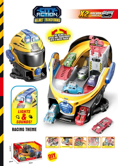 Set Kaciga parking za auto Mku146300, 35x22cm, Žuta