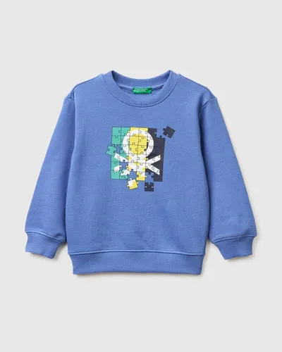 Benetton Dukserica za bebe 3J70G10LJP-05N-90, Plava