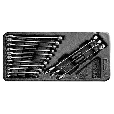 Neo Set okasto-viljuškastih ključeva 84-234, 6-19 mm, 14 komada