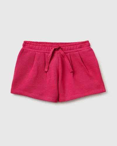 Benetton Kratke hlače za bebe 3J70G901RP-12E-98, Roze