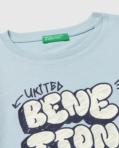 Benetton Majica za dječake 3I1XG10LKP-33W-YS, Plava